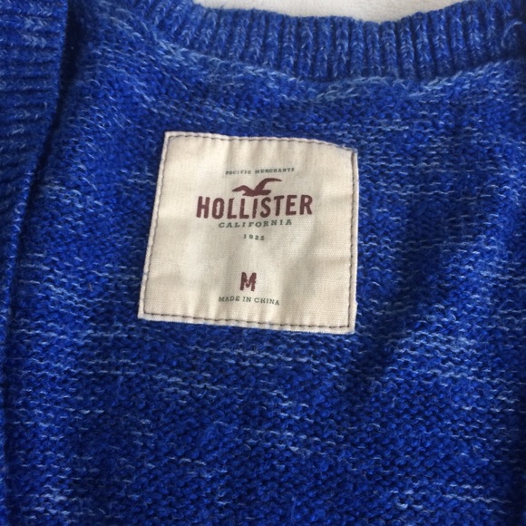 Blue Oversized Hollister cardigan - Picture 3 of 3